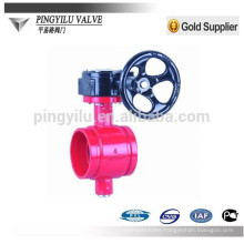 china manufacturer trench type butterfly valve